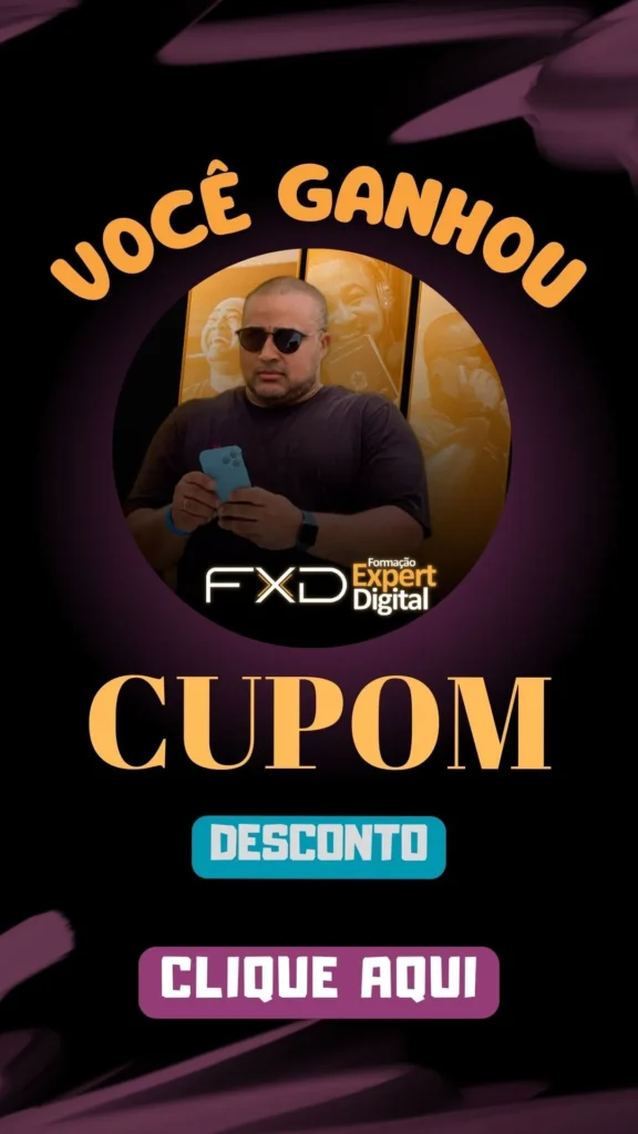 Banner Cupom de Desconto FXD Formação Expert Digital